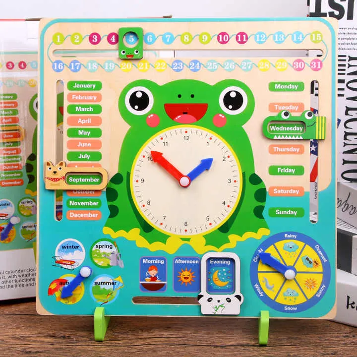 بالجملة لعبة تعليمية للاطفال - ساعات تعليمية خشبية للاطفال للاطفال Wholesale Educational Toy for Kids - Wooden Educational Clocks for Kids