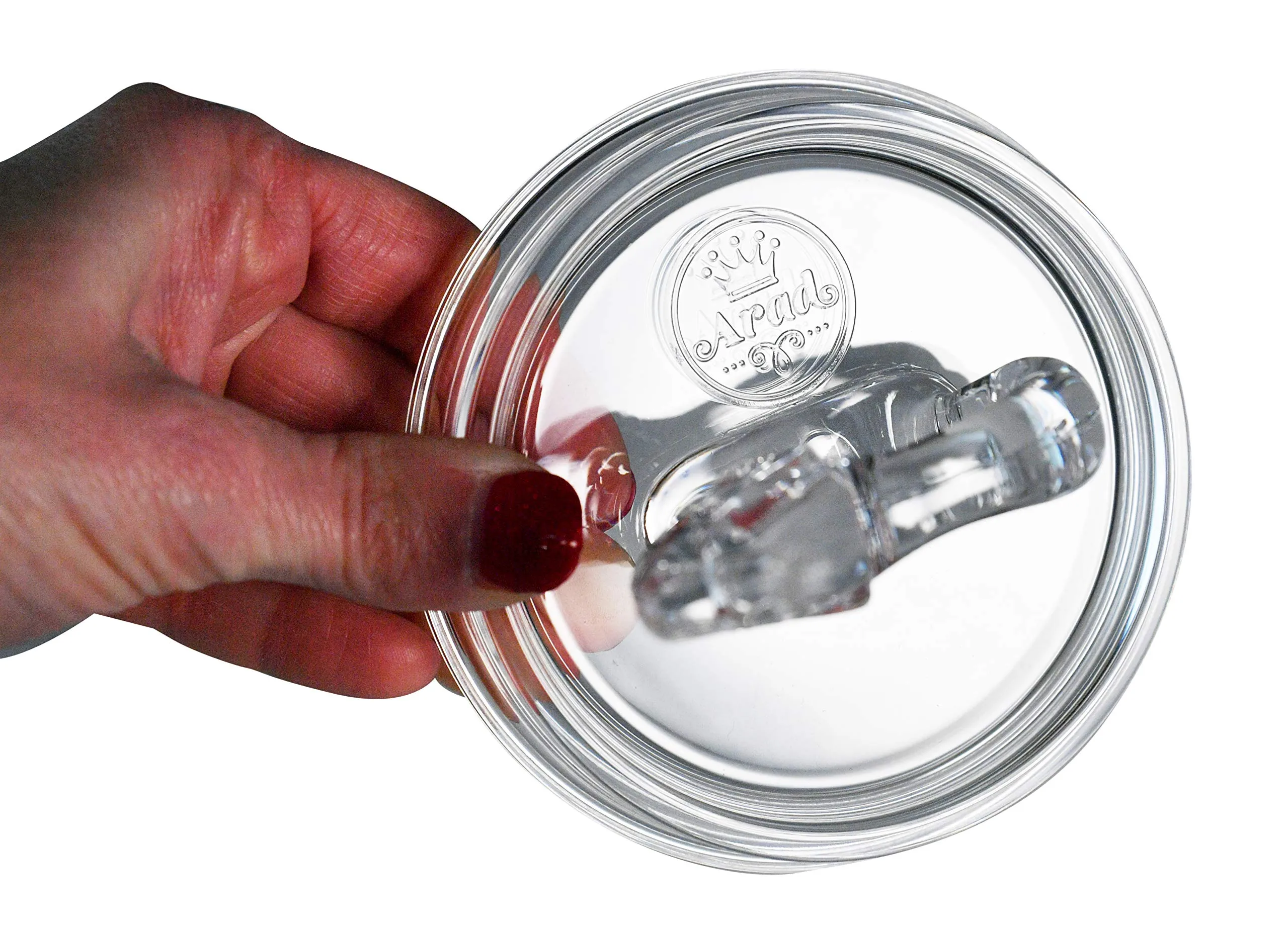 ARAD Elephant Acrylic Ring Holder Dish, Cute Bedroom Jewelry Tray, Fun Trinket Platter