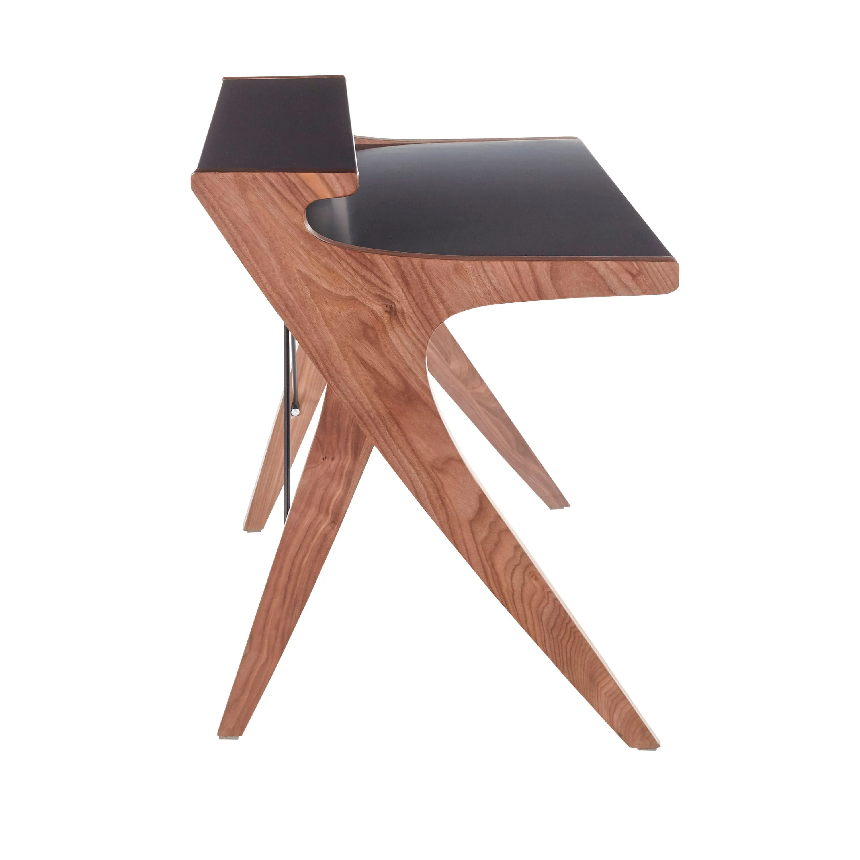 Archer - Contemporary Desk - Walnut / Gray by Couch.com