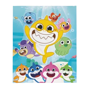 Baby Shark's Big Show Undersea World Throw Blanket