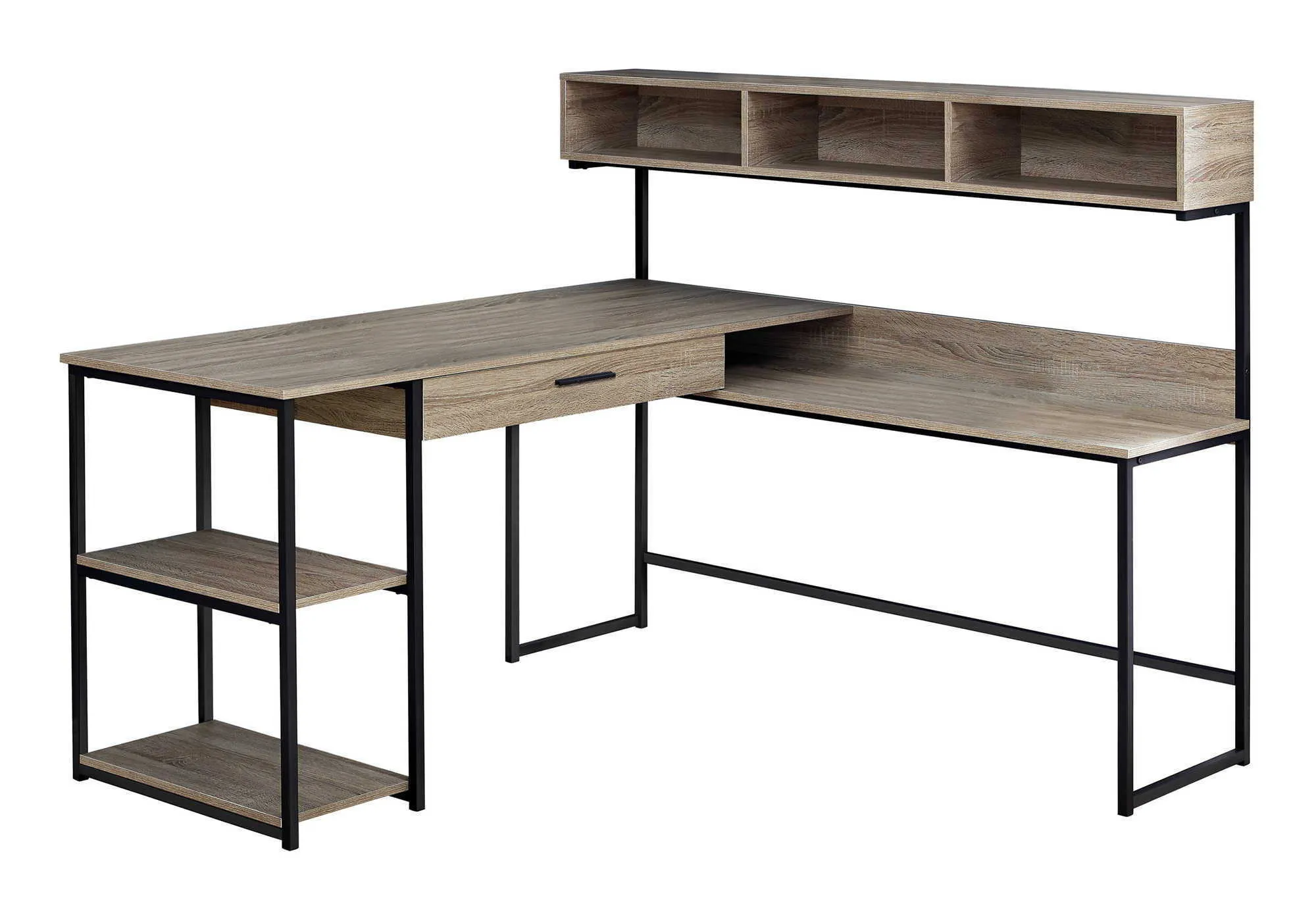 Computer Desk, Home Office, Corner, Storage Drawers, L Shape, Laptop, Contemporary & Modern by Couch.com
