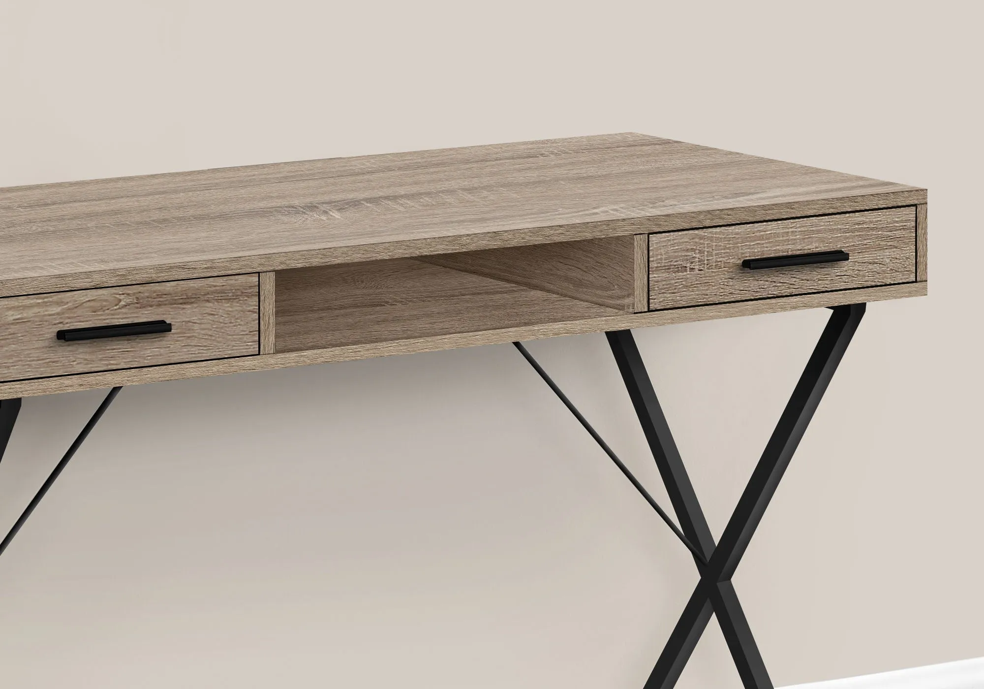 Computer Desk, Home Office, Laptop, Left / Right Set-Up, Storage Drawers, Work, Contemporary, Modern by Couch.com