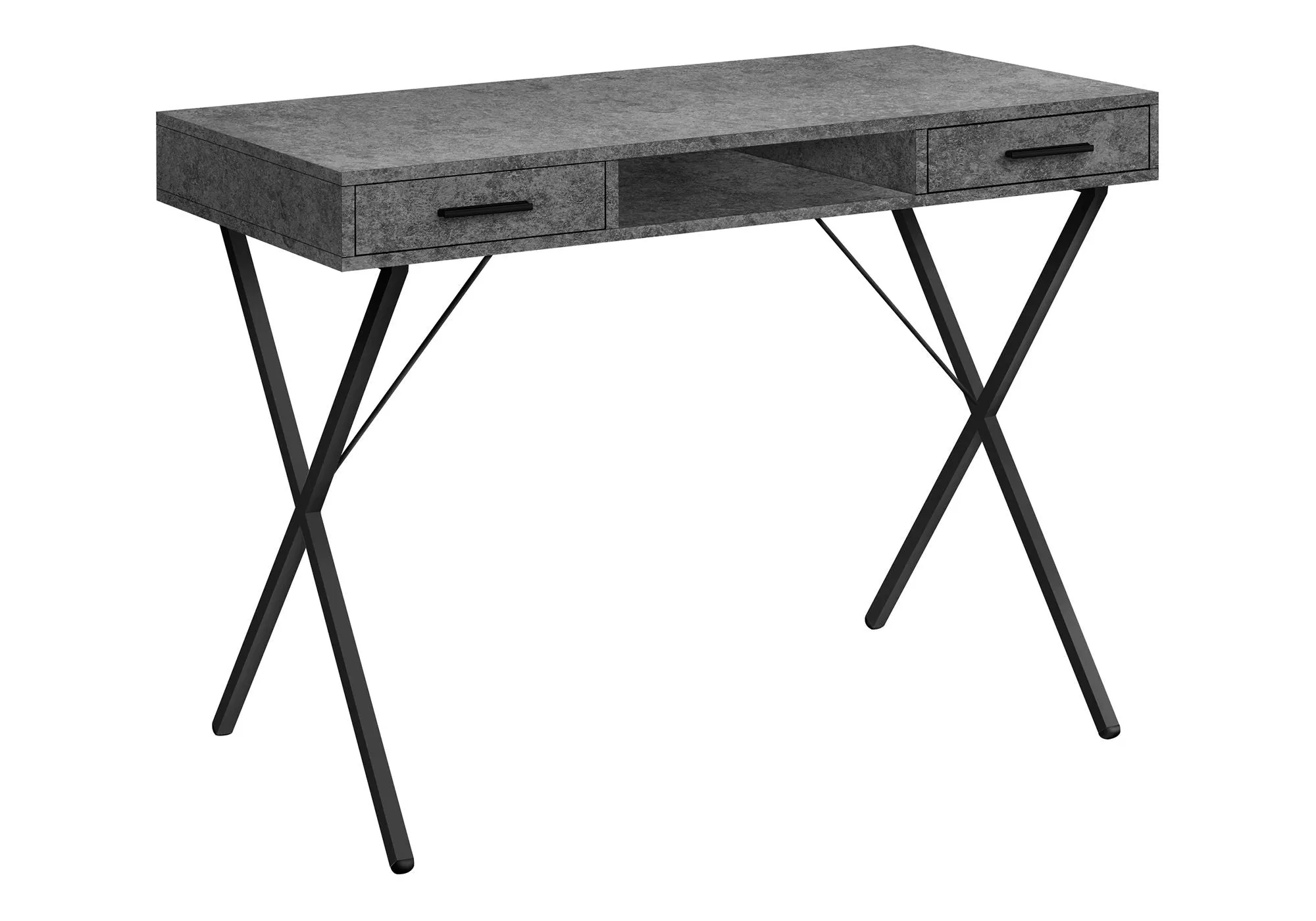 Computer Desk, Home Office, Laptop, Left / Right Set-Up, Storage Drawers, Work, Contemporary, Modern by Couch.com