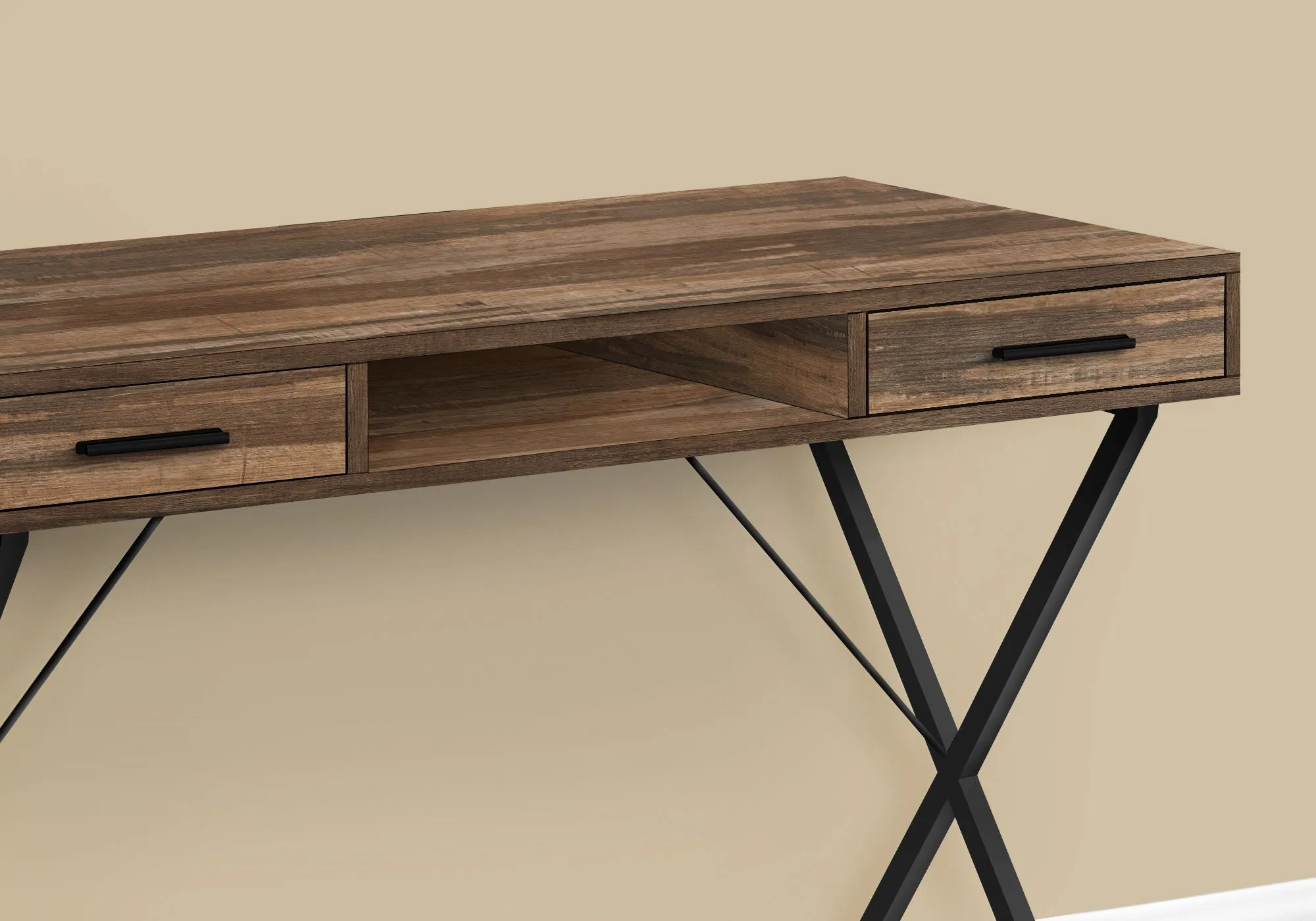 Computer Desk, Home Office, Laptop, Left / Right Set-Up, Storage Drawers, Work, Contemporary, Modern by Couch.com