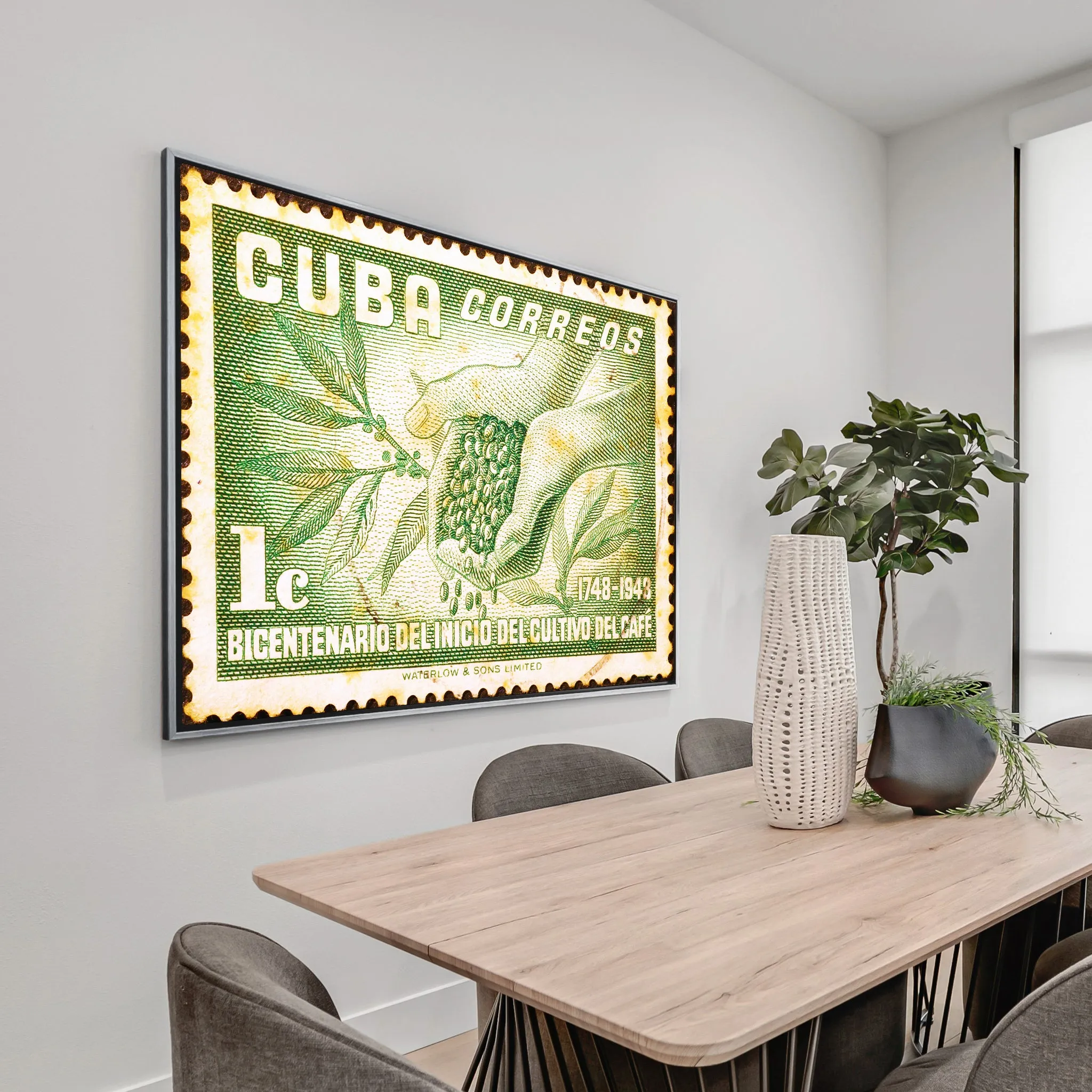 Cuban Stamp Custom Art