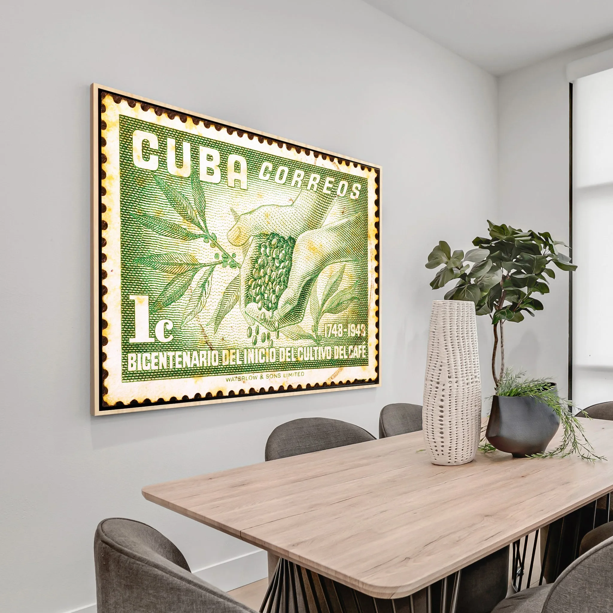 Cuban Stamp Custom Art