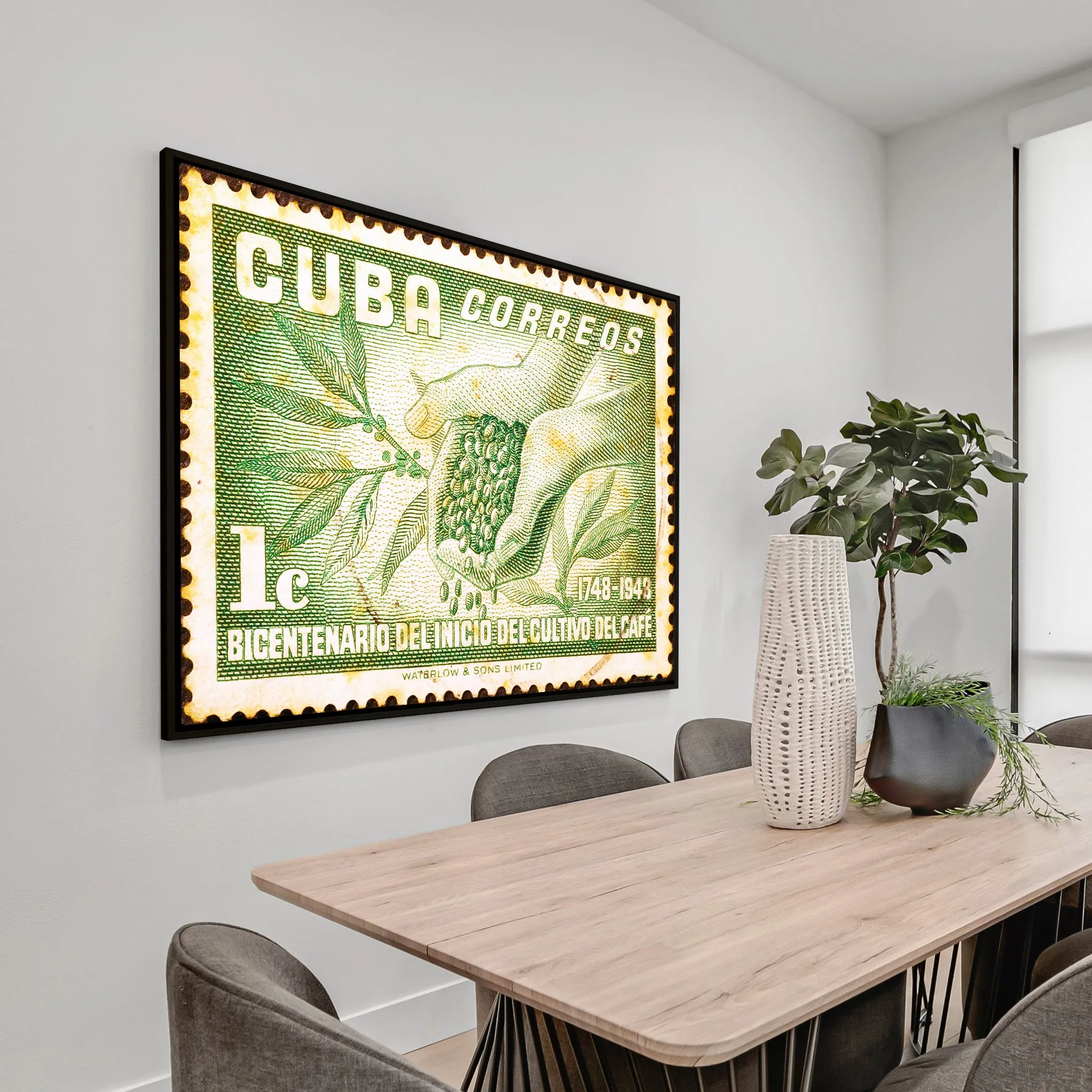 Cuban Stamp Custom Art