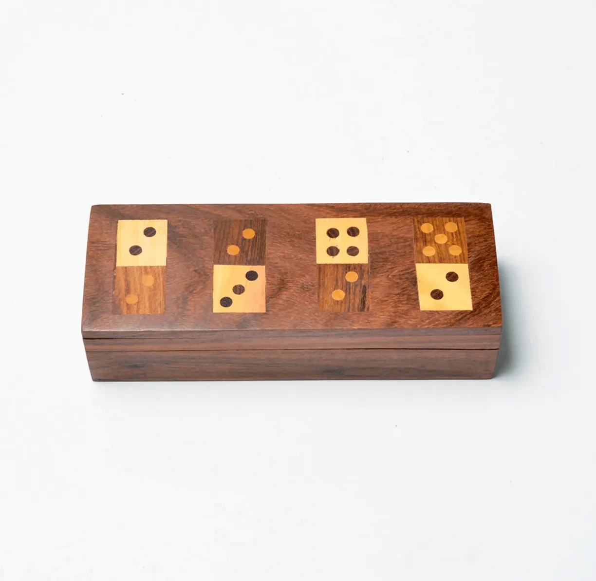 Domino Family Fun Wooden Game Set - Handmade