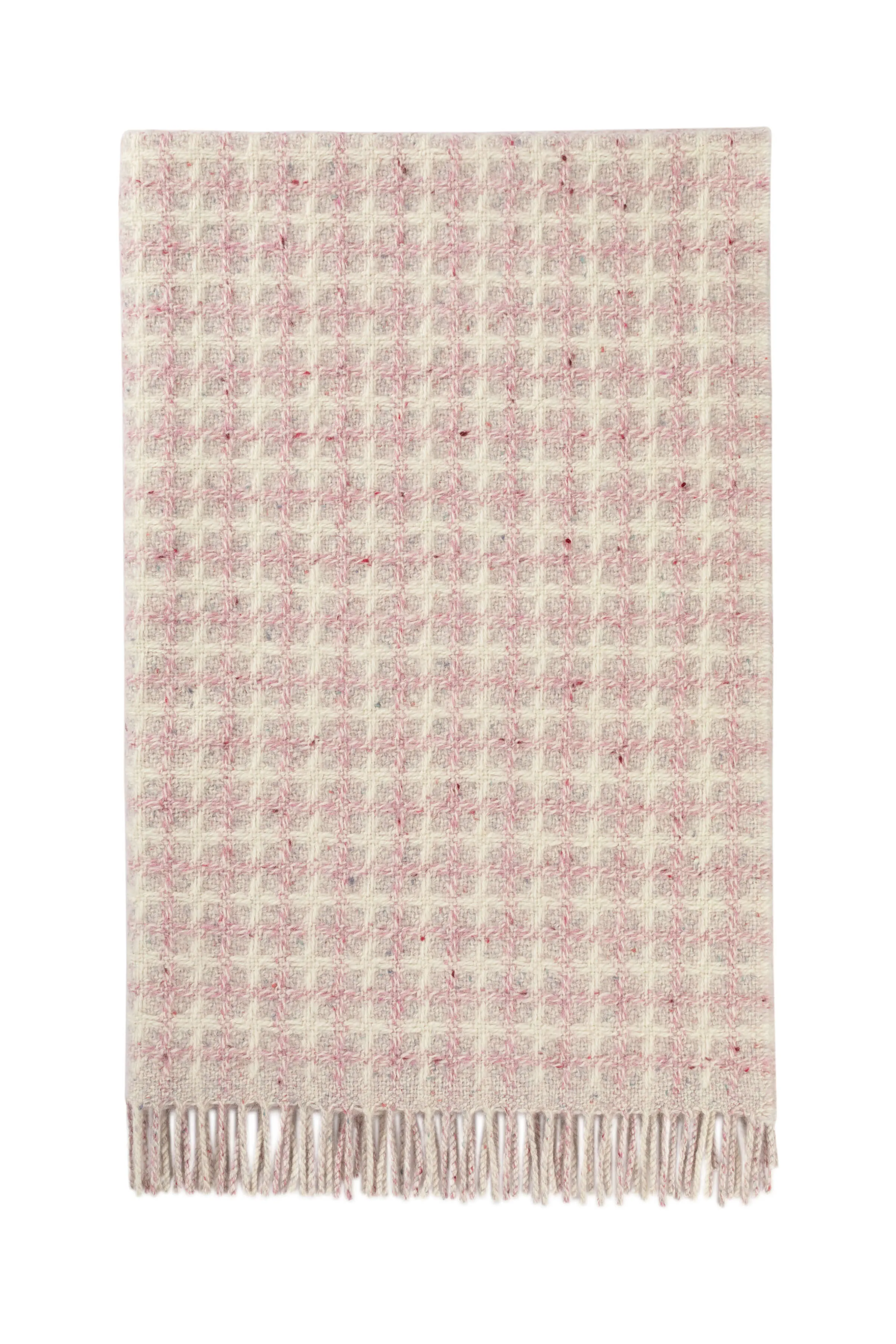 Donegal Cashmere Pink Baby Blanket