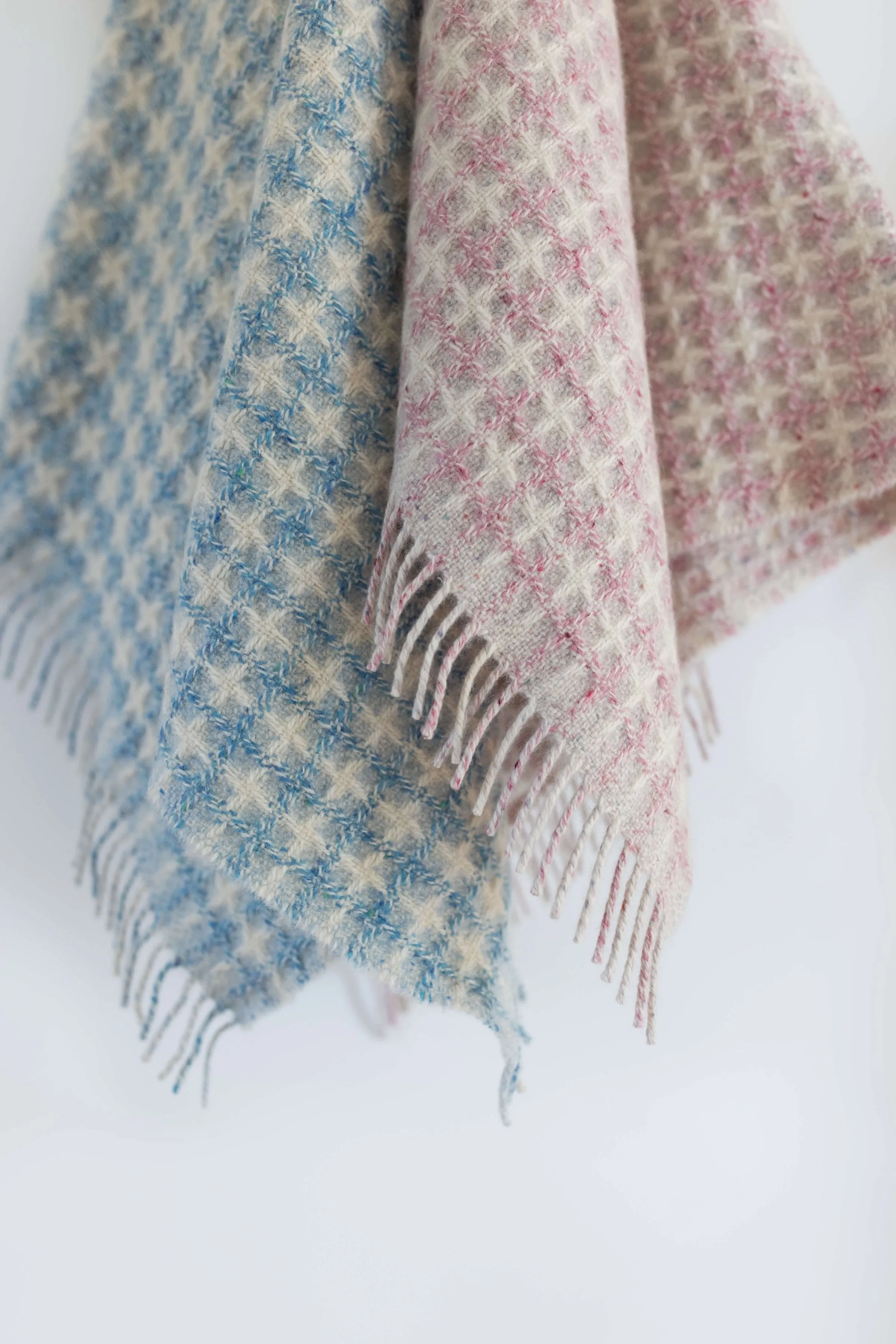 Donegal Cashmere Pink Baby Blanket