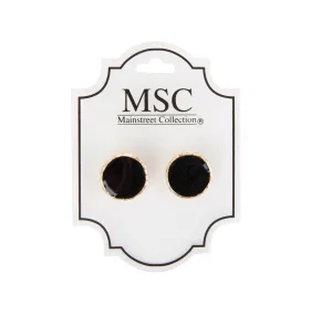 Enamel Post Earrings