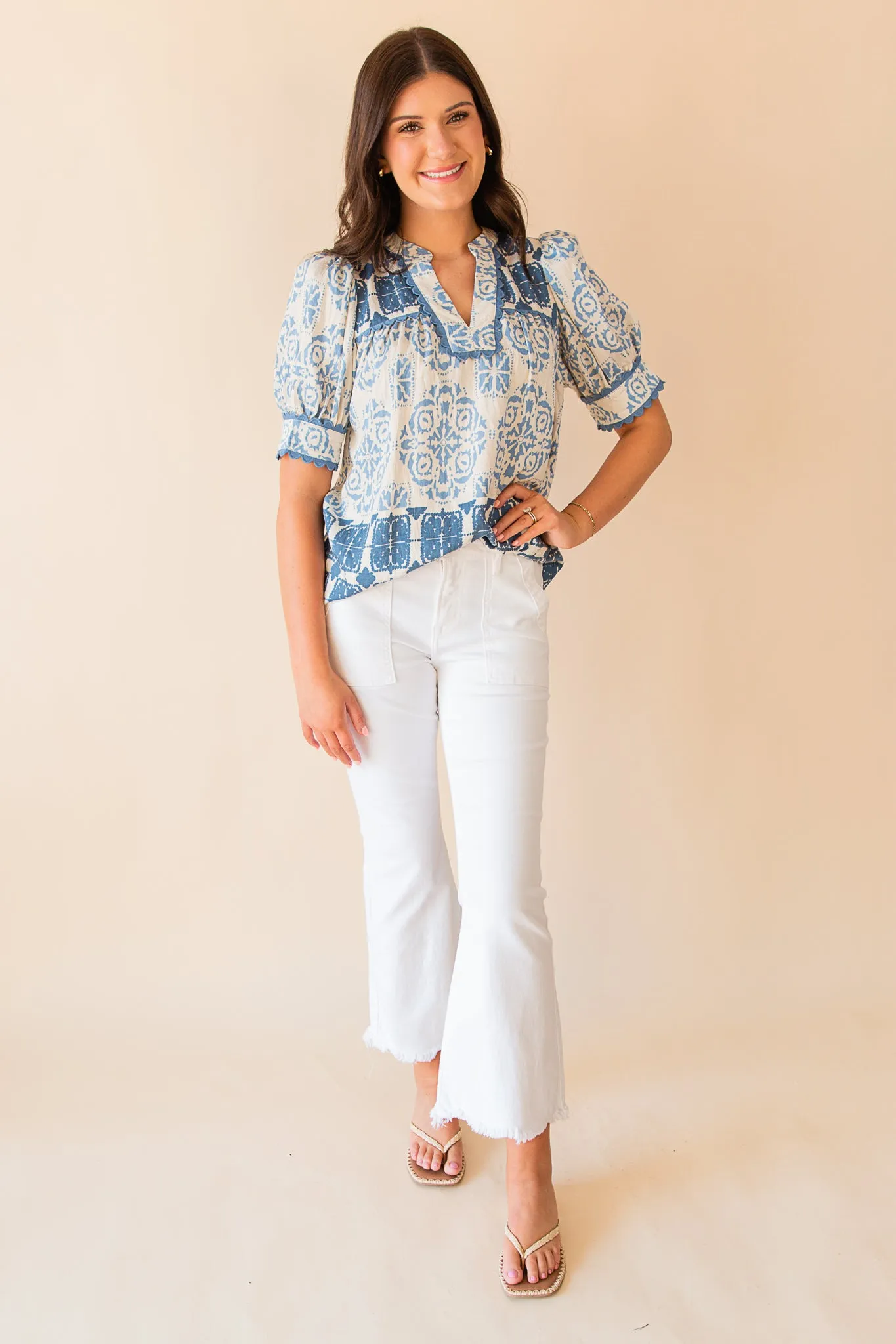 Happi Cargo Cropped Flare Jean