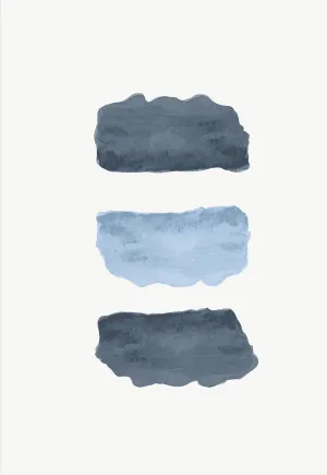 Hues of Blue 1 Custom Art