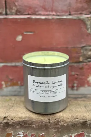 Mercantile London Princelet Street Orange Ginger And Turmeric Tin Candle