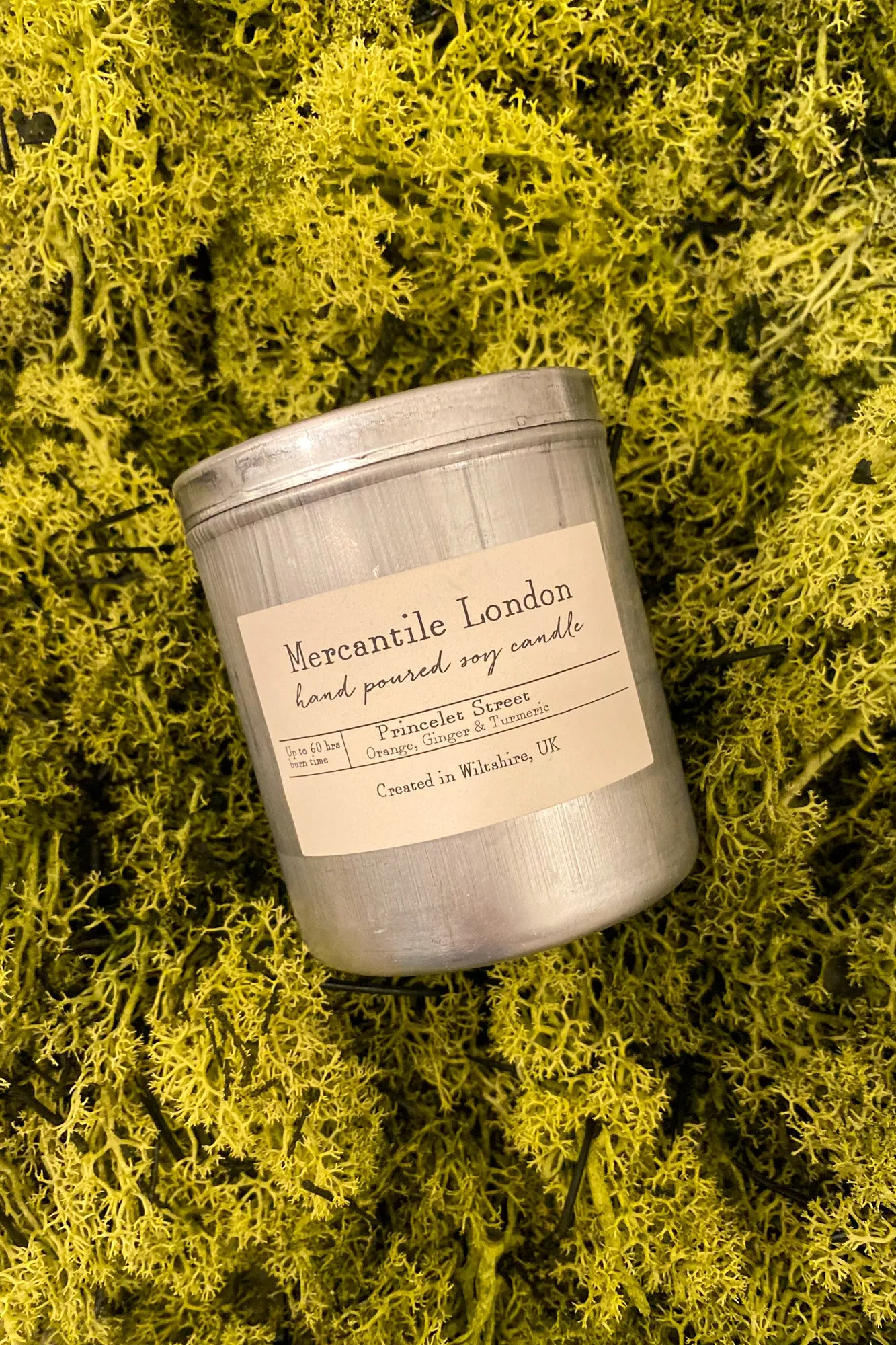 Mercantile London Princelet Street Orange Ginger And Turmeric Tin Candle