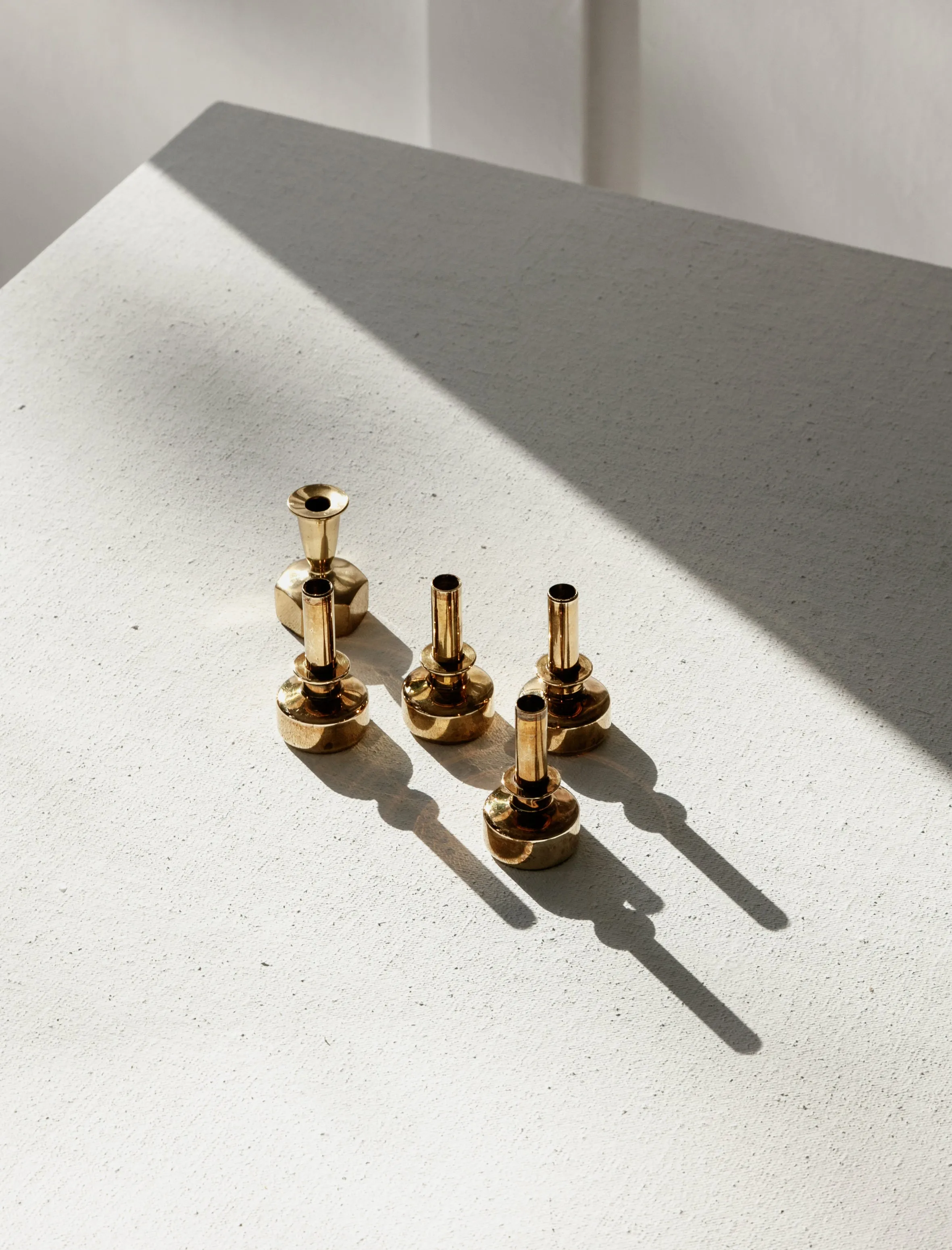 Mini Brass Candlesticks