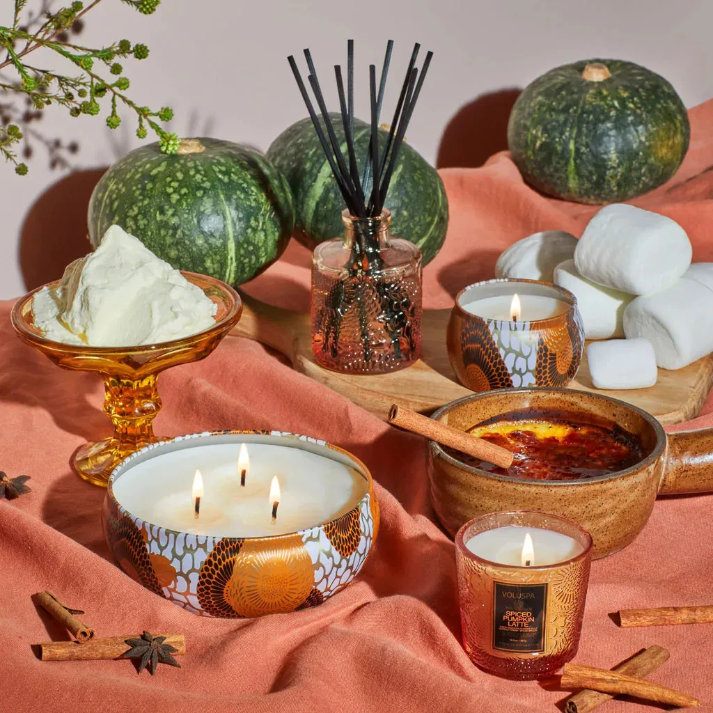 Petite Pedestal Candle (Spiced Pumpkin Latte)