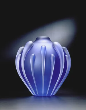 Seedpod Vase Cobalt