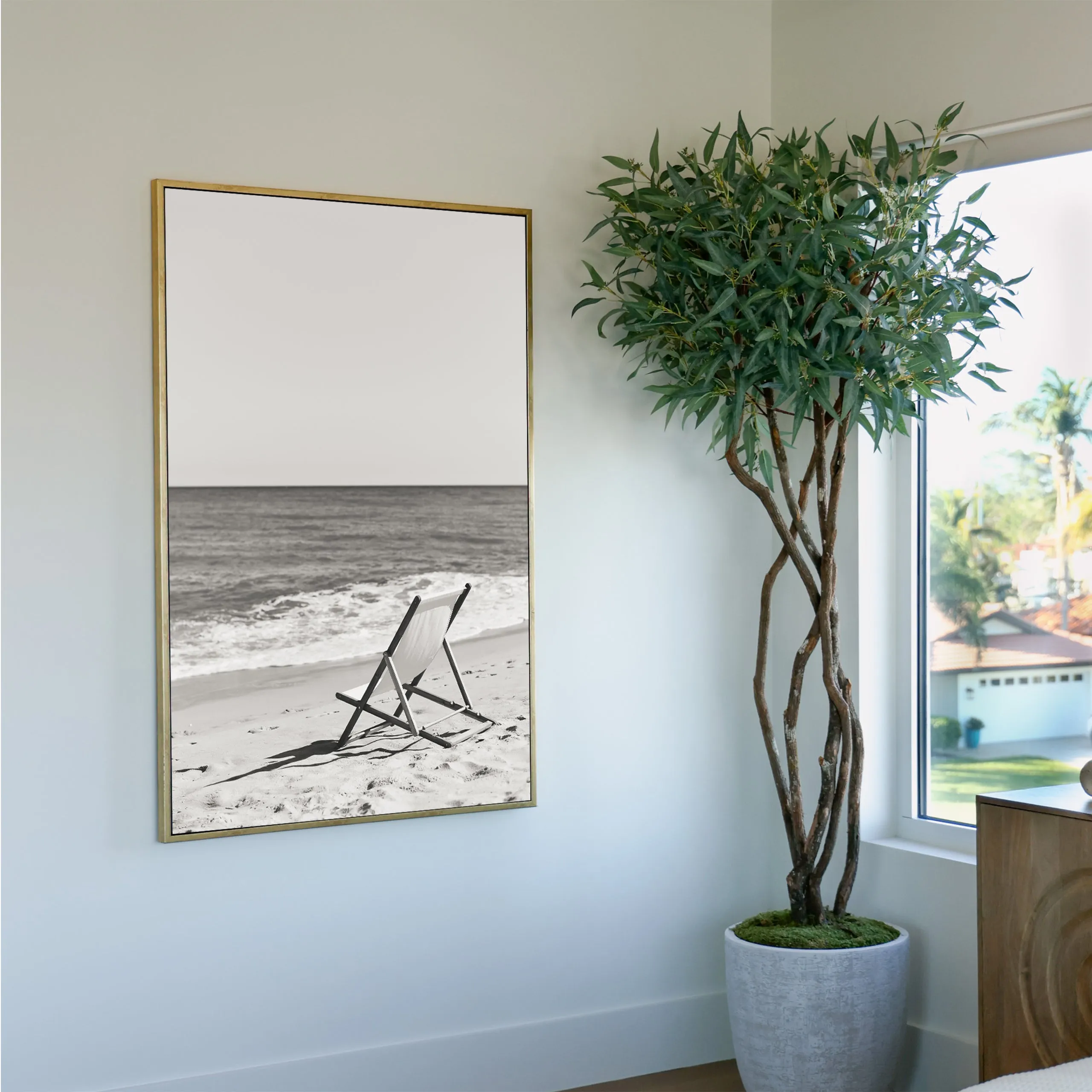 Solo Beach Day Custom Art
