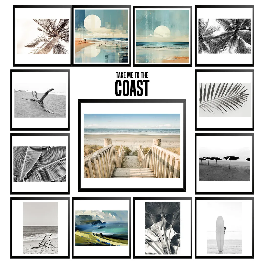Solo Beach Day Custom Art