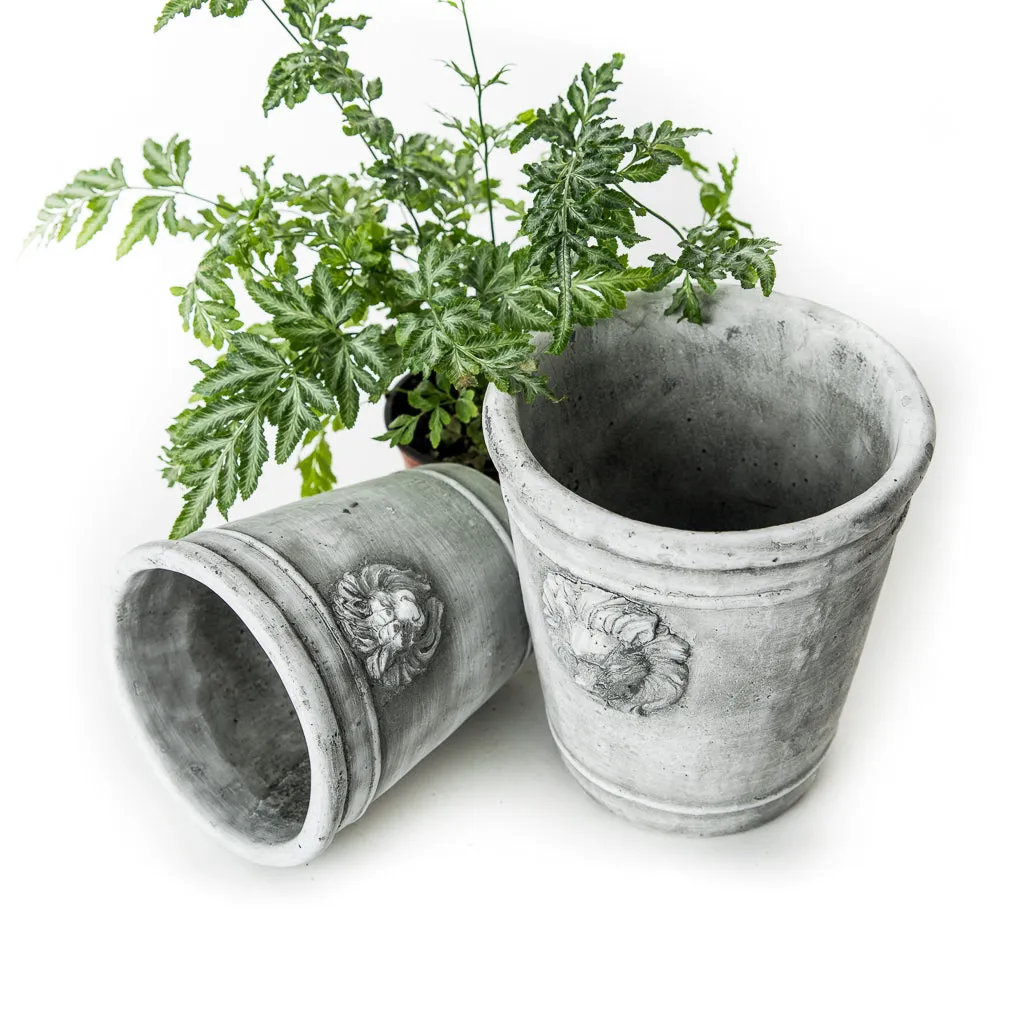 Tall Lion Head Planter