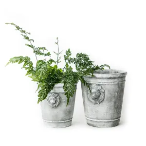 Tall Lion Head Planter