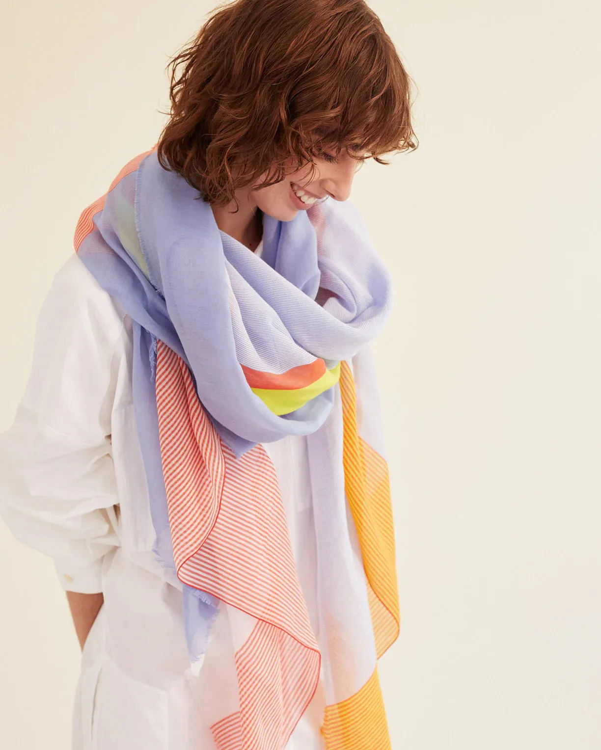 Trait Scarf in Seaside