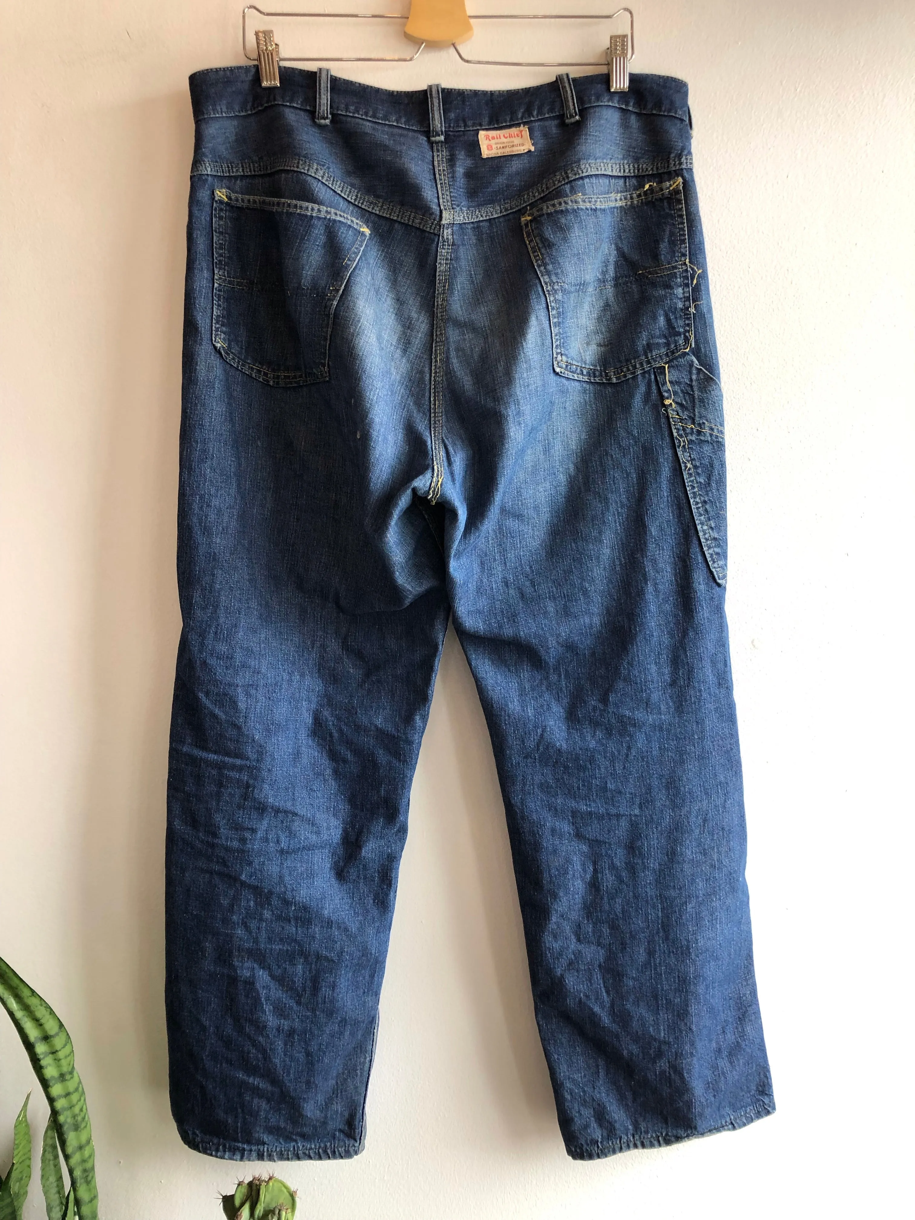 Vintage 1940/1950s Rail Chief Denim Engineer Jeans