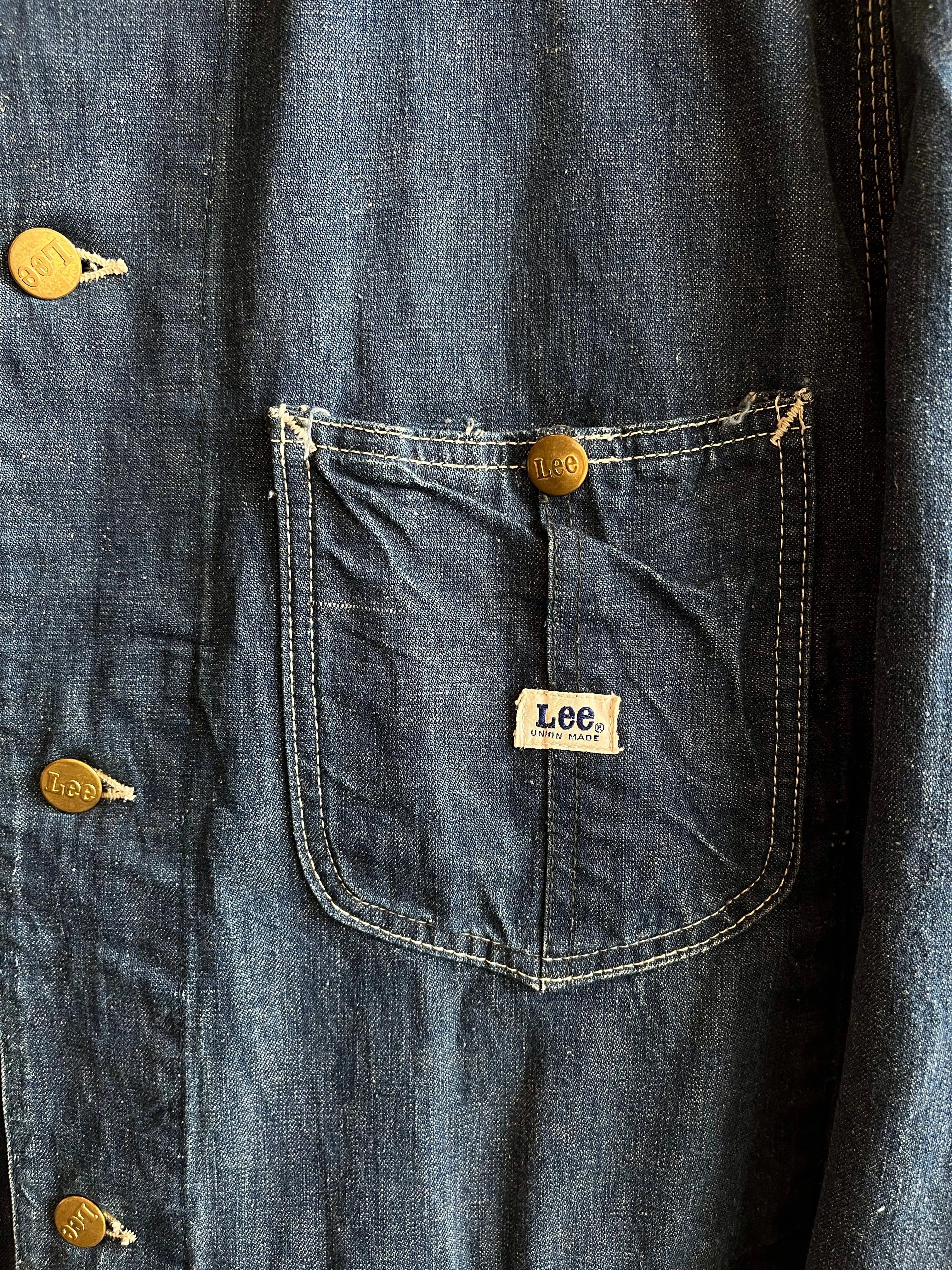 Vintage 1960s Lee Jelt Denim 91-J Chore Jacket
