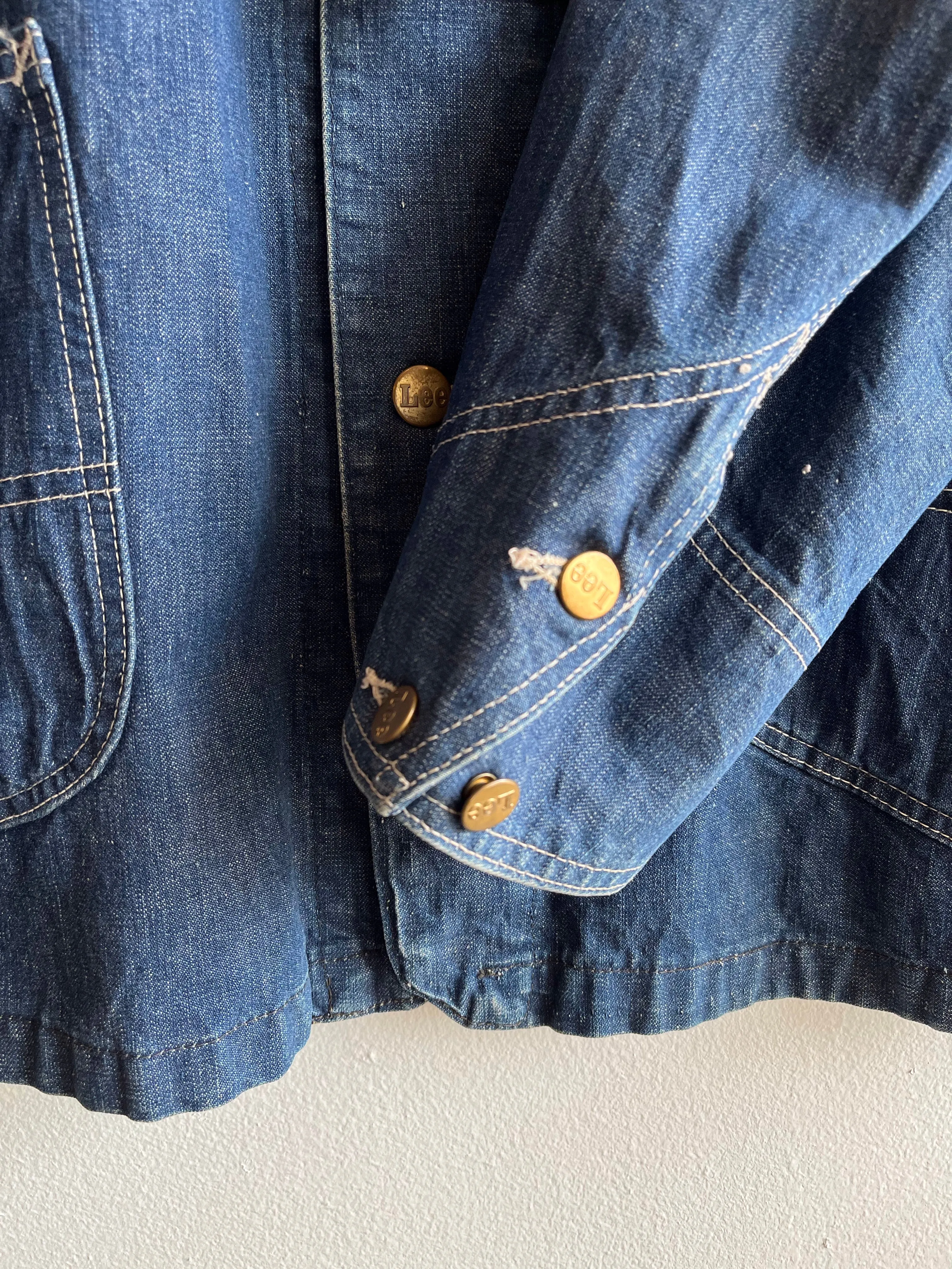 Vintage 1960s Lee Jelt Denim 91-J Chore Jacket